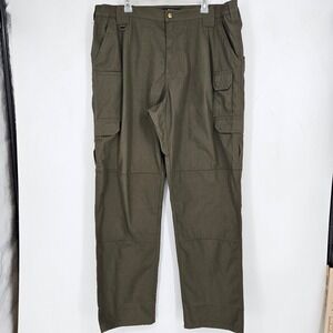 5.11 Tactical Pants Mens 40x 34 Ripstop Utility Taclite Pro Cargo Green Outdoors
